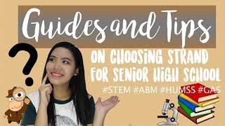 Guides and Tips on choosing strand for SHS | Ella Berza