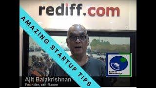 AMAZING STARTUP TIPS BY REDIFF CEO !! MUST WACH VIDEO !! #1 USEFUL TIPS