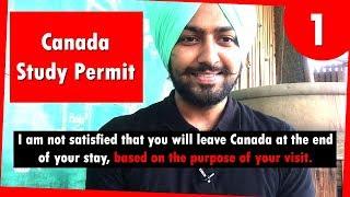 Refusal Ground - Purpose of Visit l Canada Study Permit l Permanent Fix