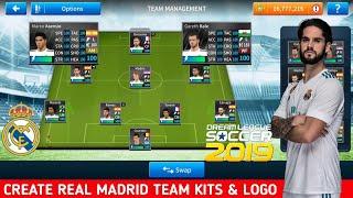 How To Create Real Madrid Team Kits And Logo In Dream League Soccer 2019