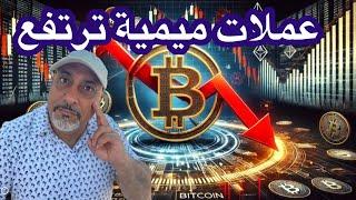 هبوط بتكوين بسيط يرفع عملات ميم المشفرة || عملتين مهمتين هذا الأسبوع