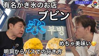 【韓国】有名かき氷のお店「ブビン」