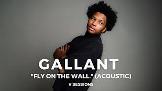 Gallant - "Fly On The Wall." (Acoustic)  | VIBE | V Sessions