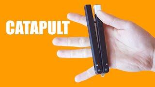 Butterfly Knife Tricks for Beginners #18 (Catapult)