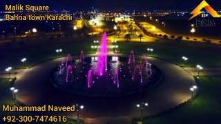 Original | Night View | Malik Square | Bahria Town Karachi #bahriatownkarachi #pakistan #karachi