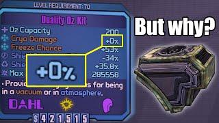 The Mystery of the 0% Cryo Damage Oz Kit - Borderlands: TPS