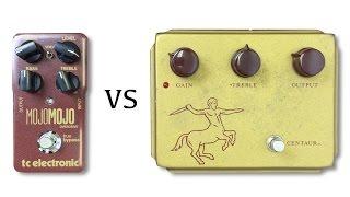 TC Electronic Mojo Mojo vs Klon Centaur