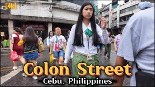 Colon Street, Weekday morning, Cebu city, Philippines［4k］DJI OSMO pocket3 Walking Tour