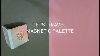 Let's Travel Magnetic Palette │ YCY COSMETICS │ How do I start a beauty brand?