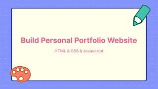 Build a Multi-theme Personal Portfolio Website | Fully Responsive | HTML & CSS & JavaScript