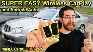 SUPER EASY Wireless CarPlay and Android Auto Upgrade! – MINIX CP86 and CP86-AA Review