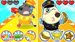 Rich vs Broke: Who is The Best Police? ‍️ Police Songs | Nursery Rhymes & Baby Songs | Wolfoo Song