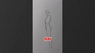 How to draw body from Side view || Jmarron
