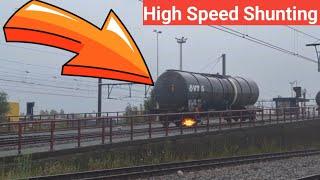 "WATCH: DANGEROUS SHUNTING TRAIN Operations at High Speed in Port Cargos Antwerp!"