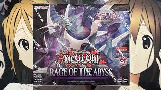 Opening My Rage of the Abyss Yugioh Booster Box TCG