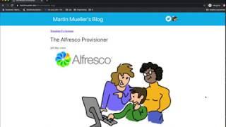 The Alfresco Provisioner. Create an Alfresco Instance