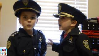 Officer Ryan and Smalls Play Home Alone Pretend Game