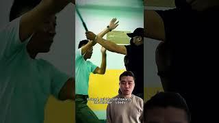 Empty hands against a gangster's stick #kungfuskills #fighting #selfdefensetechniques