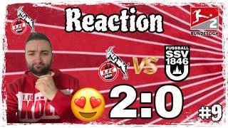 1. FC Köln besiegt den SSV Ulm souverän und verdient mit 2:0! Endlich mal defensiv stabil! #Reaction