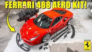 Installing $30,000 Worth of Carbon Fiber for the Ferrari 488!