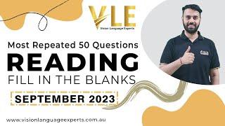 PTE Reading Fill in the Blanks | September 2023 Exam Predictions - Vision Language