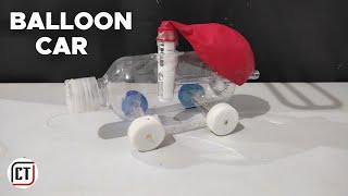 How to Make a Balloon Powered Car | DIY Air Car | Simple Science Project |