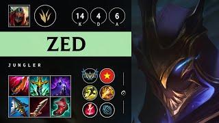 Zed Jungle vs Lee Sin - VN Challenger Patch 25.12