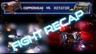 Copperhead Vs Rotator BattleBots Fight Recap