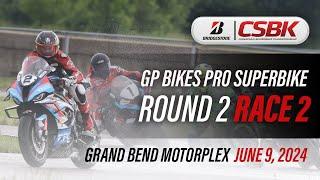 2024 Bridgestone CSBK - GP Bikes Pro Superbike Round 2, Race 2 at Grand Bend Motorplex