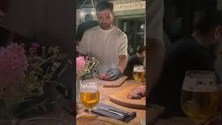 Salt bae in Saint Petersburg #steak #foodie #saintpetersburg