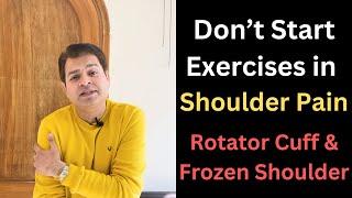 Shoulder Pain Relief Treatment, Frozen Shoulder Treatment, Rotator Cuff Exercises, Shoulder Recovery