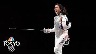 Lee Kiefer wins USA's first-ever gold medal in individual foil | Tokyo Olympics | NBC Sports