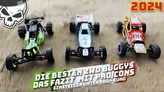 Bester RC Buggy 2024 FAZIT  Einsteiger 2WD RC Buggy Test mit CARSON TAMIYA und KYOSHO unter 200,-