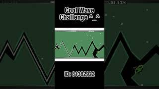 Cool and Epic GD Wave Challenge #geometrydash #gdchallenge #gd