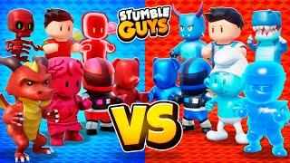 RED vs BLUE in Stumble Guys!