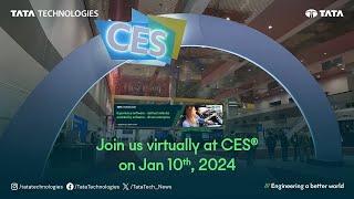 Join us virtually at CES 2024 on 10th January
