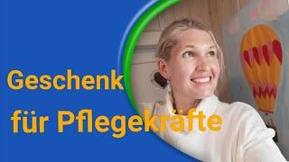 Geschenk für meine Pflegekräfte, Aufnahmebericht schreiben  Prüfung telc Deutsch B1-B2 Pflege