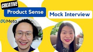 CREATIVE Product Sense Mock Interview: How to Generate Creative Solutions!