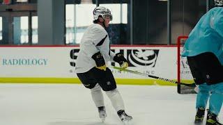 Brendan Brisson's First Practice