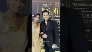 #vivekoberoi with #wife snapped at #iifa #shorts #bollywood #actor #fashion