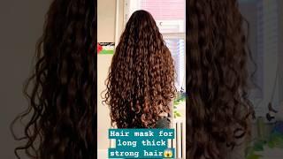 Hair mask for long thick strong hair/Hair mask for hair growth/beauty tips#shortsfeed #shorts #hair