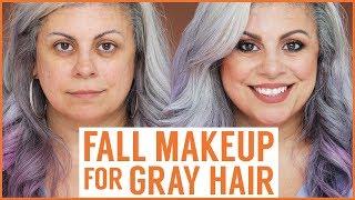 FALL MAKEUP for Gray Hair | Ulta Beauty | The Meaning of Beauty | Maryam Remias