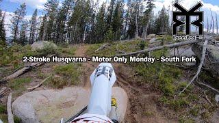 Idaho Mountain Motorcycle Single Track in July - Motor Only Monday - Racer Red 204