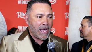 Oscar De La Hoya says No NEED for Haney Garcia 2 rematch! Wants Garcia vs Teofimo Lopez next!