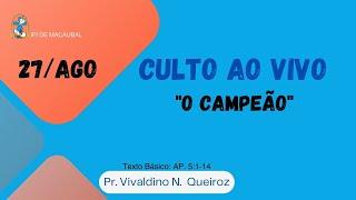 Mensagem: O CAMPEÃO / Texto  Ap. 5:1-14