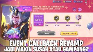 EVENT CALLBACK REVAMP BISA BEBAS PILIH SKIN EPIC - APAKAH JADI MAKIN SUSAH? MOBILE LEGENDS