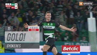 Golo Gyokeres: Sporting (1)-0 Braga (Liga 24/25 #28)