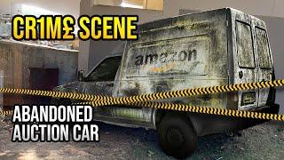 THIS ABANDONED AUCTION CAR IS A CRIM3 SCENE!