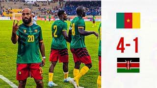 CAMEROON VS HARAMBEE STARS MATCH HIGHLIGHTS 4-1