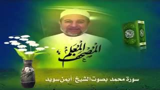 Sheikh Ayman Suwayd" Sourate Muhammad  "